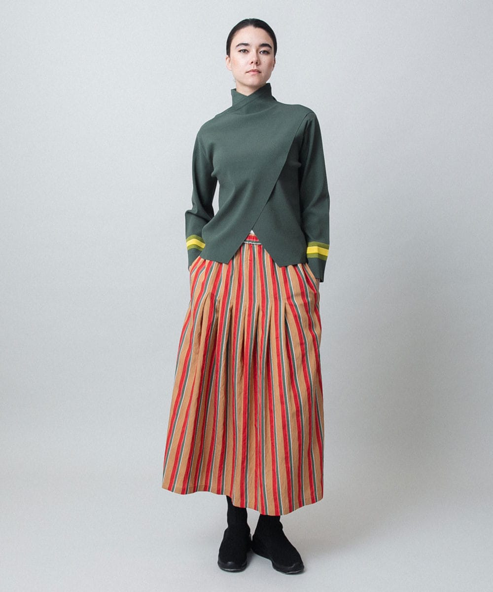 オーバーラップデザインプルオーバー/洗える