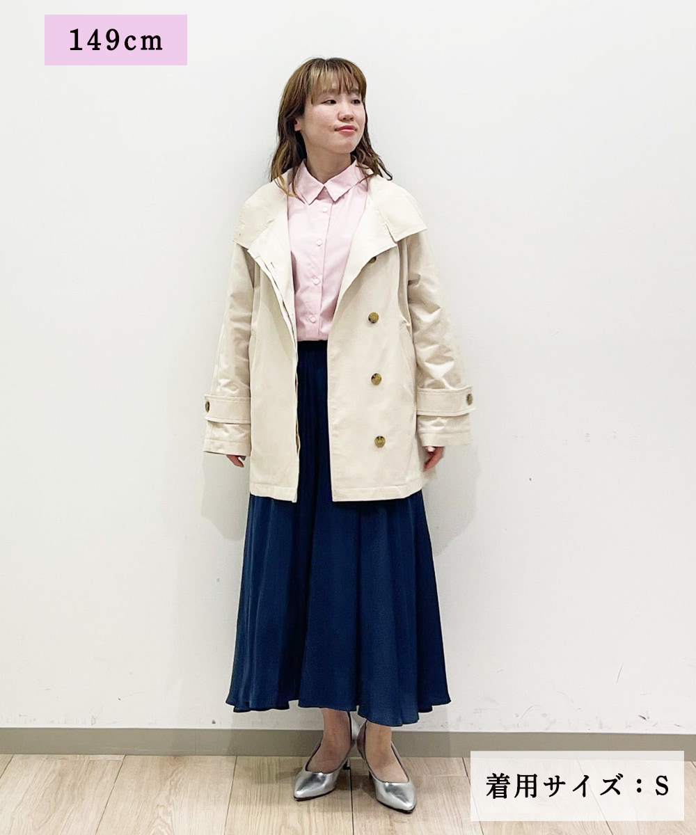 バランスの取りやすいミドル丈コート