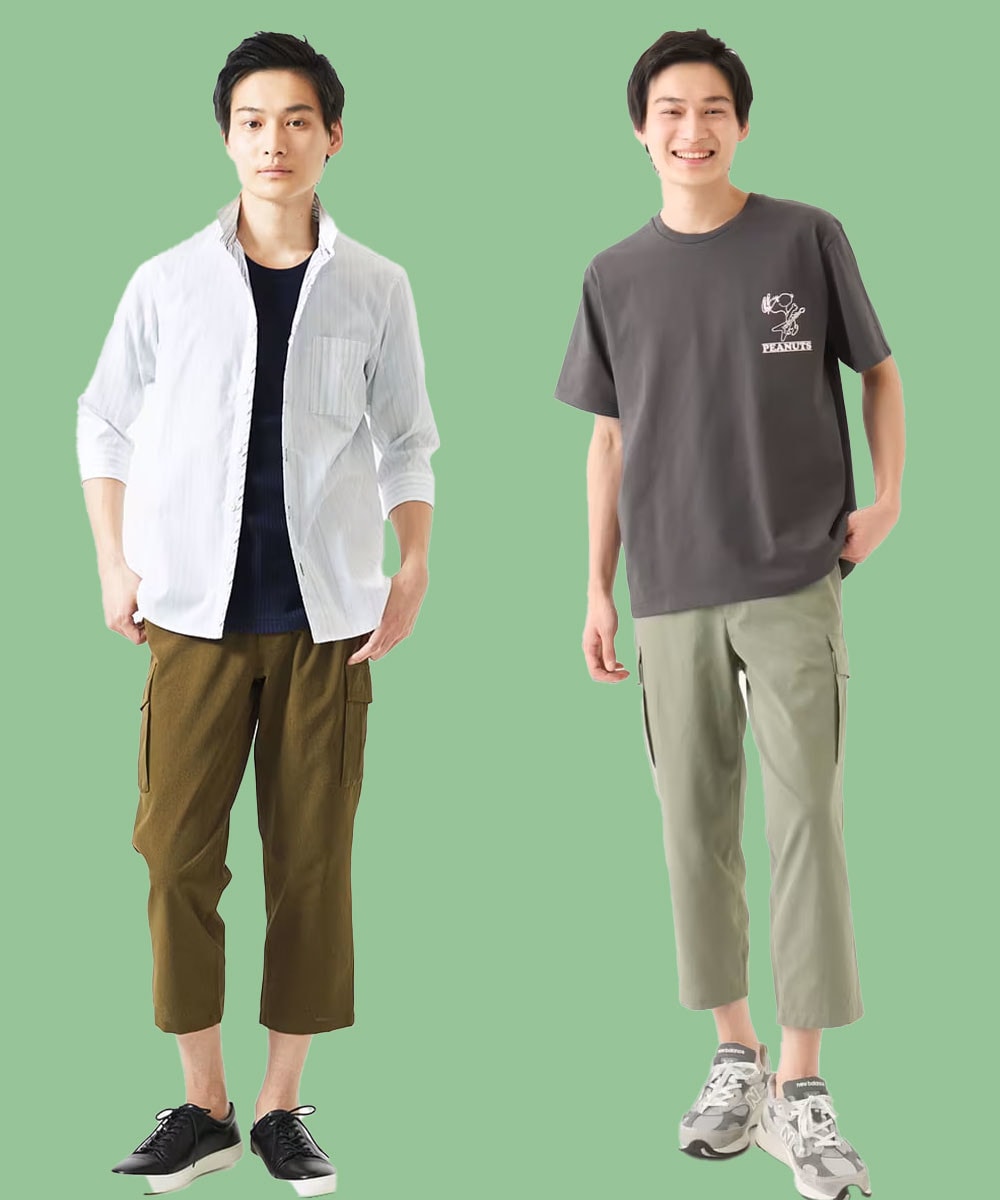 クロップドパンツ / リネアーストレッチ