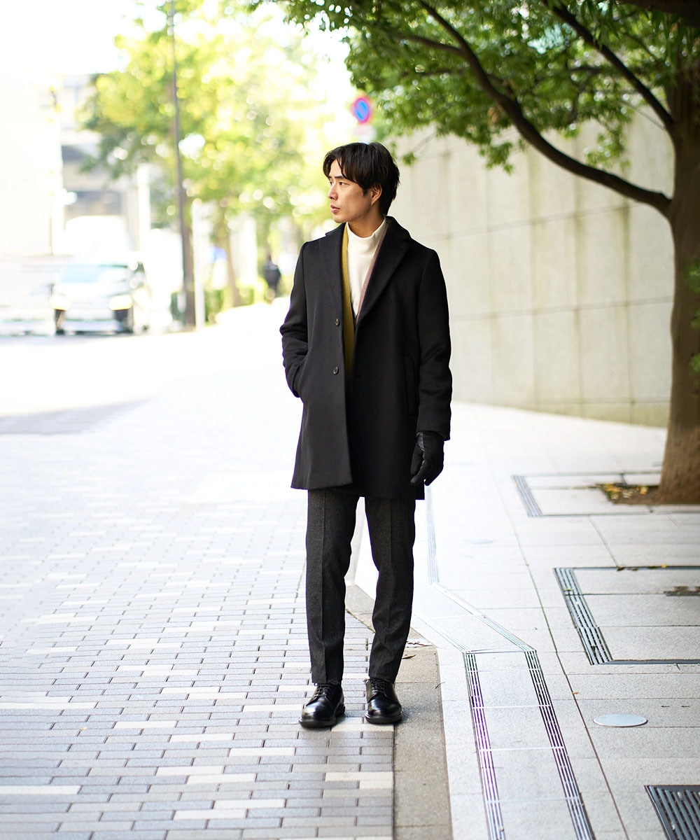 ウールライトビーバーチェスターコート