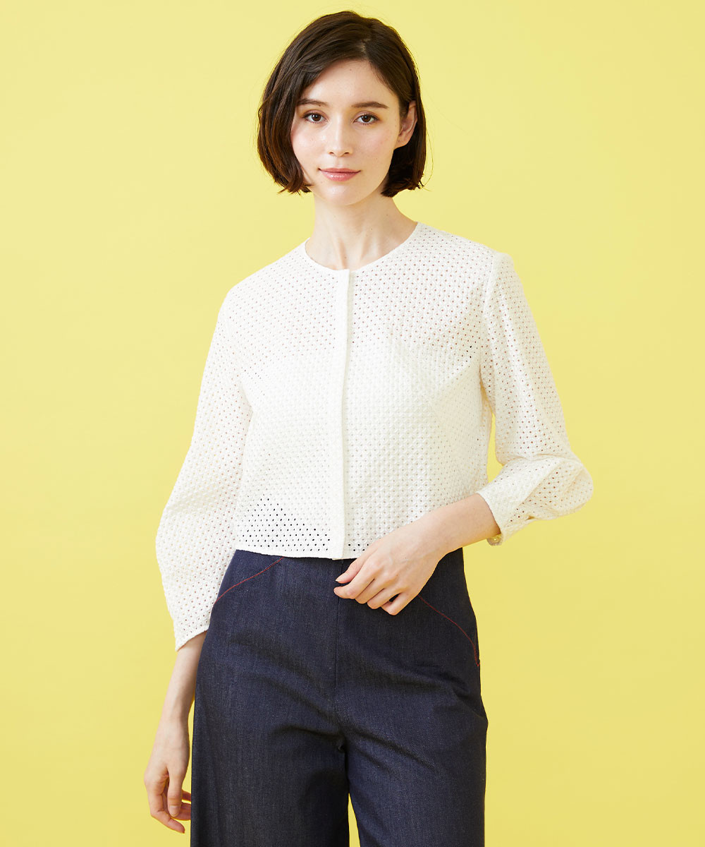 アイレットレースジャケット