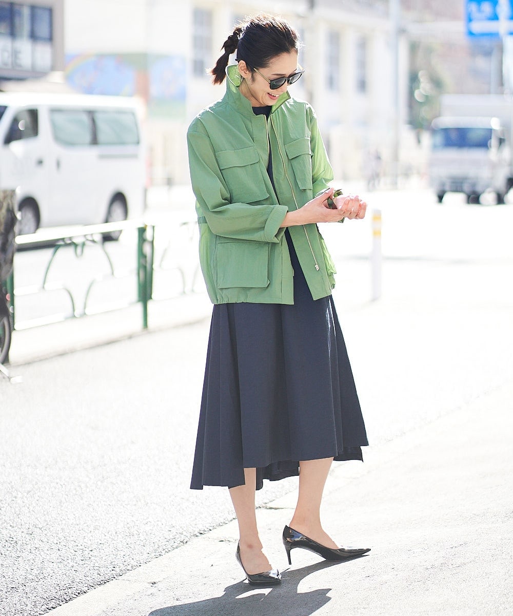 買い出しコーデ