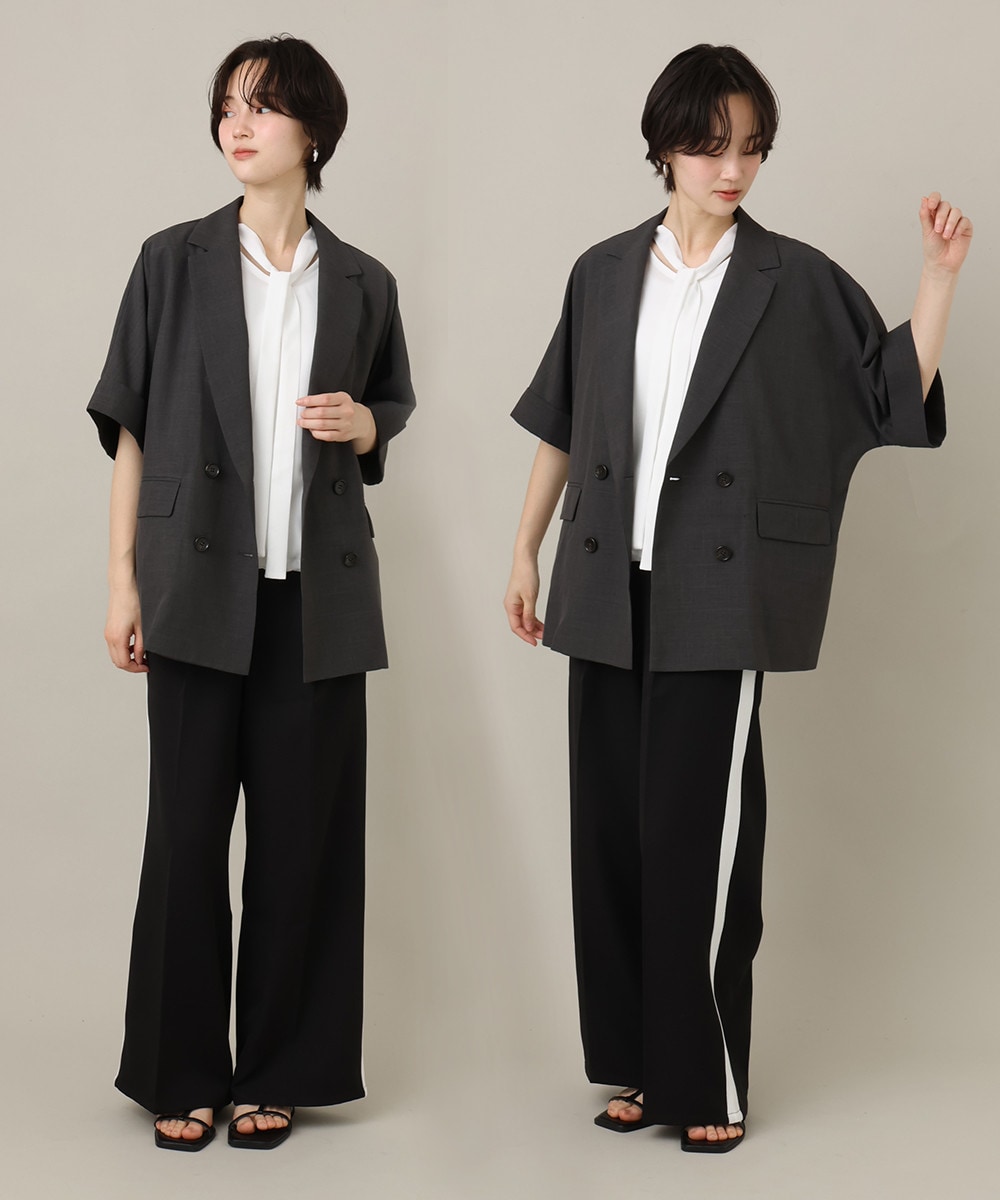 ハーフスリーブダブルジャケット