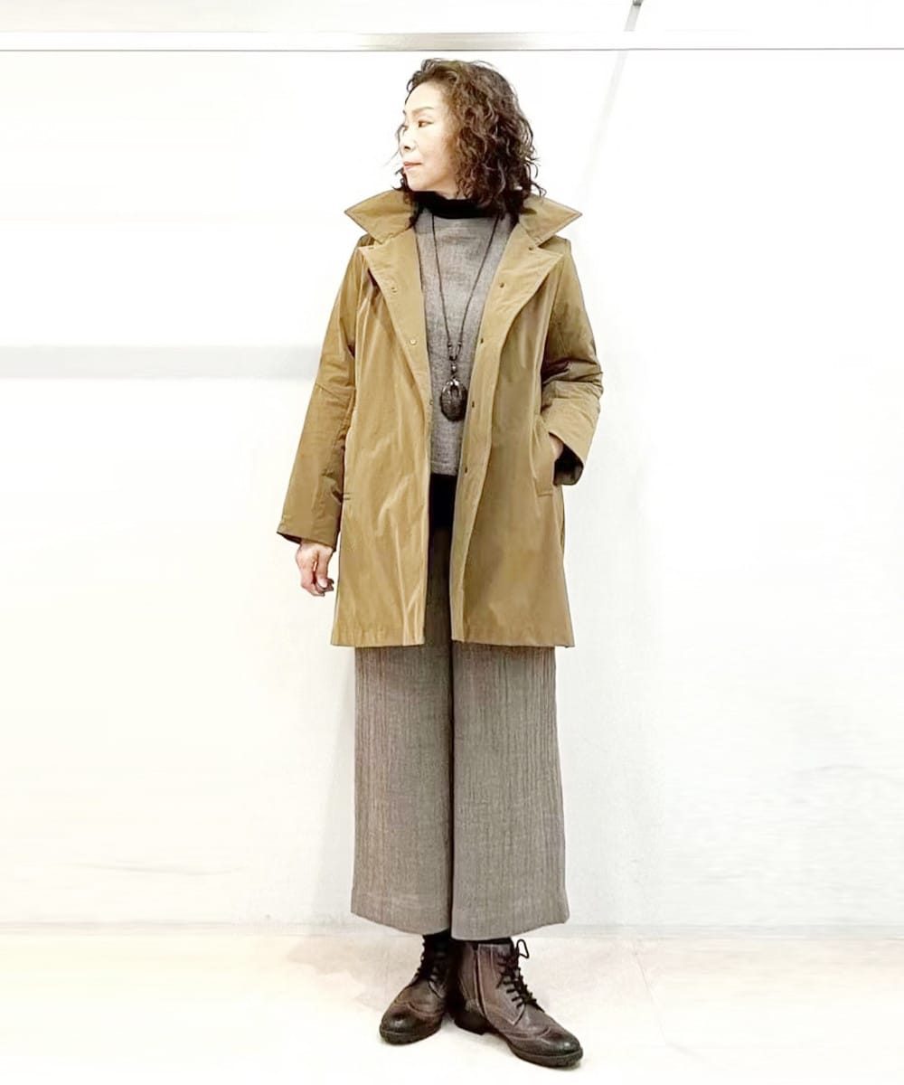 ハンサムに着こなせるダウンコート