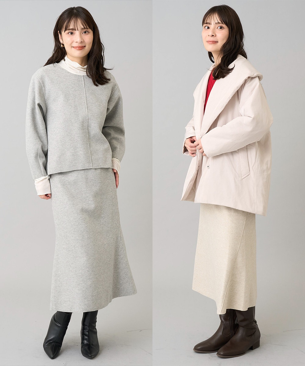 ウールライクジャージマーメイドスカート