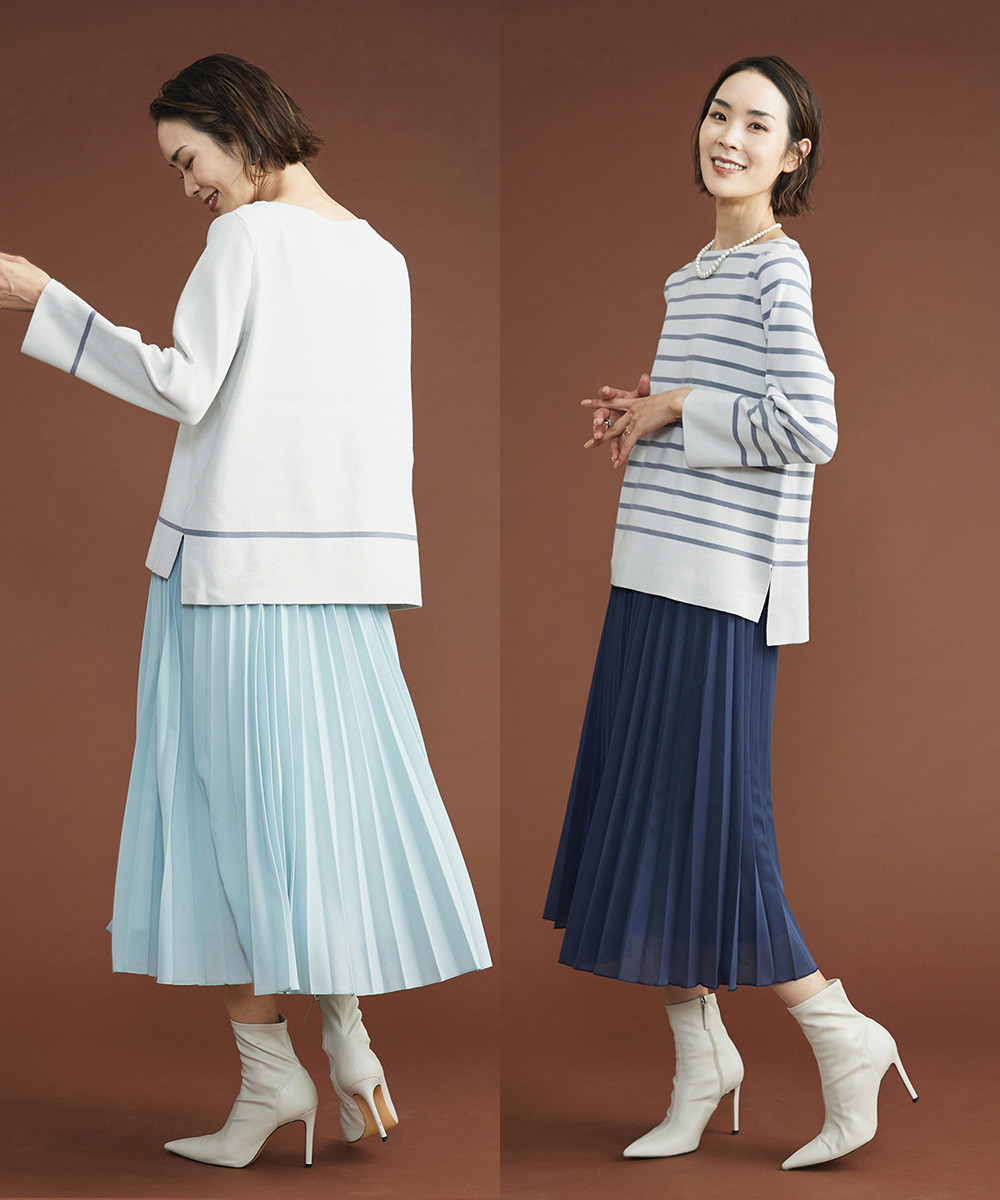 Skirt｜トリコットプリーツスカート2