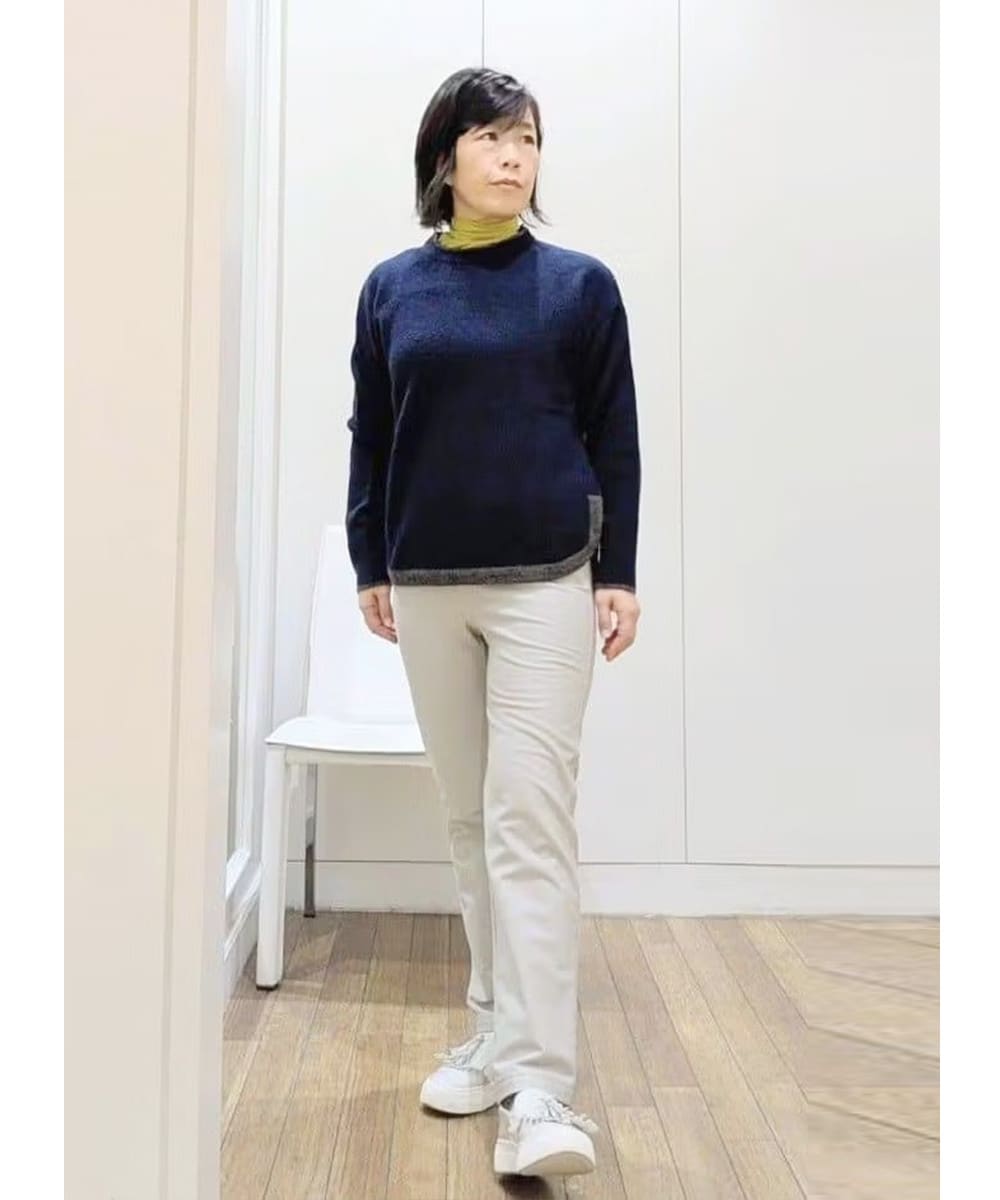 着心地の軽い暖かなウールニット