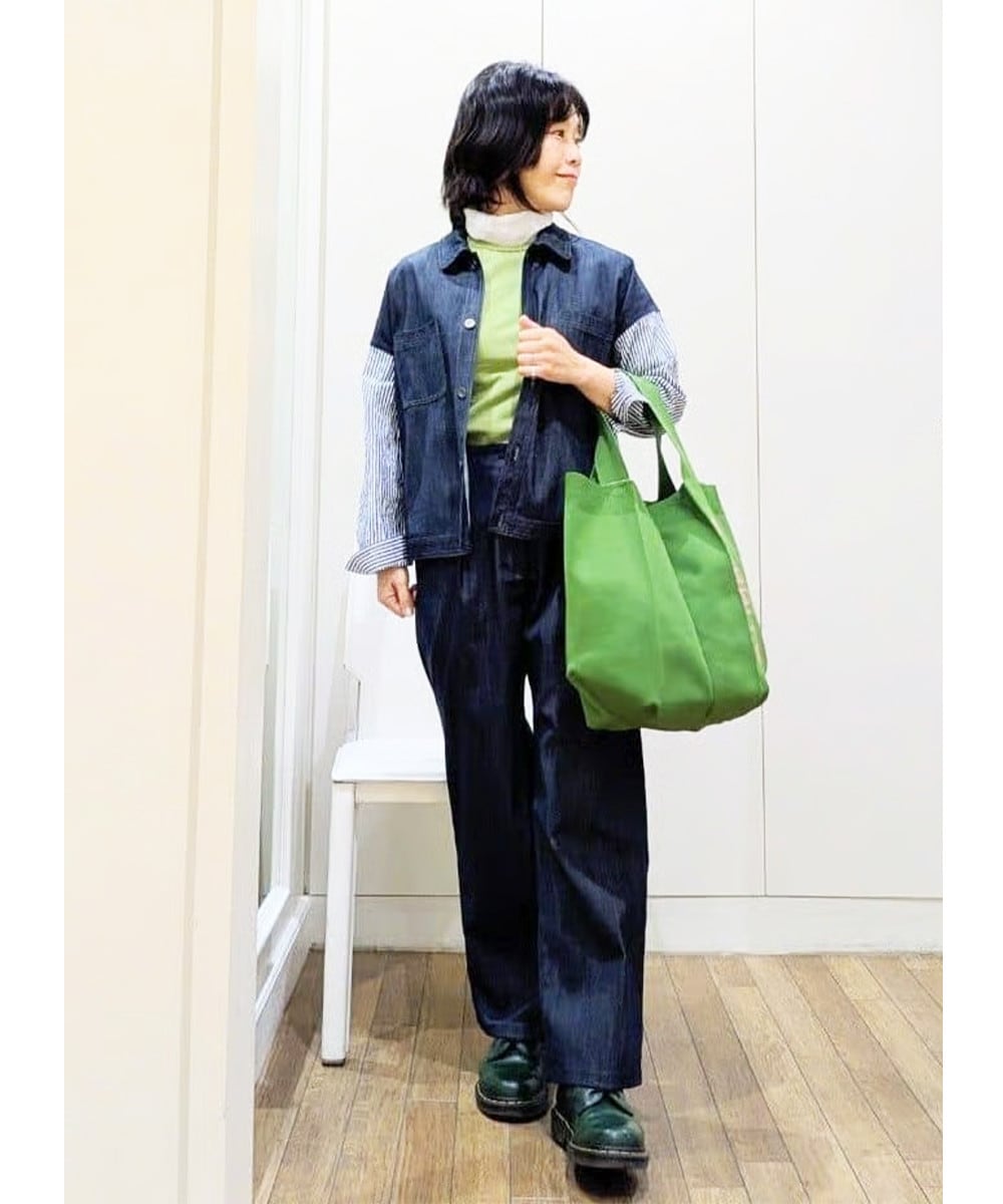 デニムセットアップで大人ハンサムに