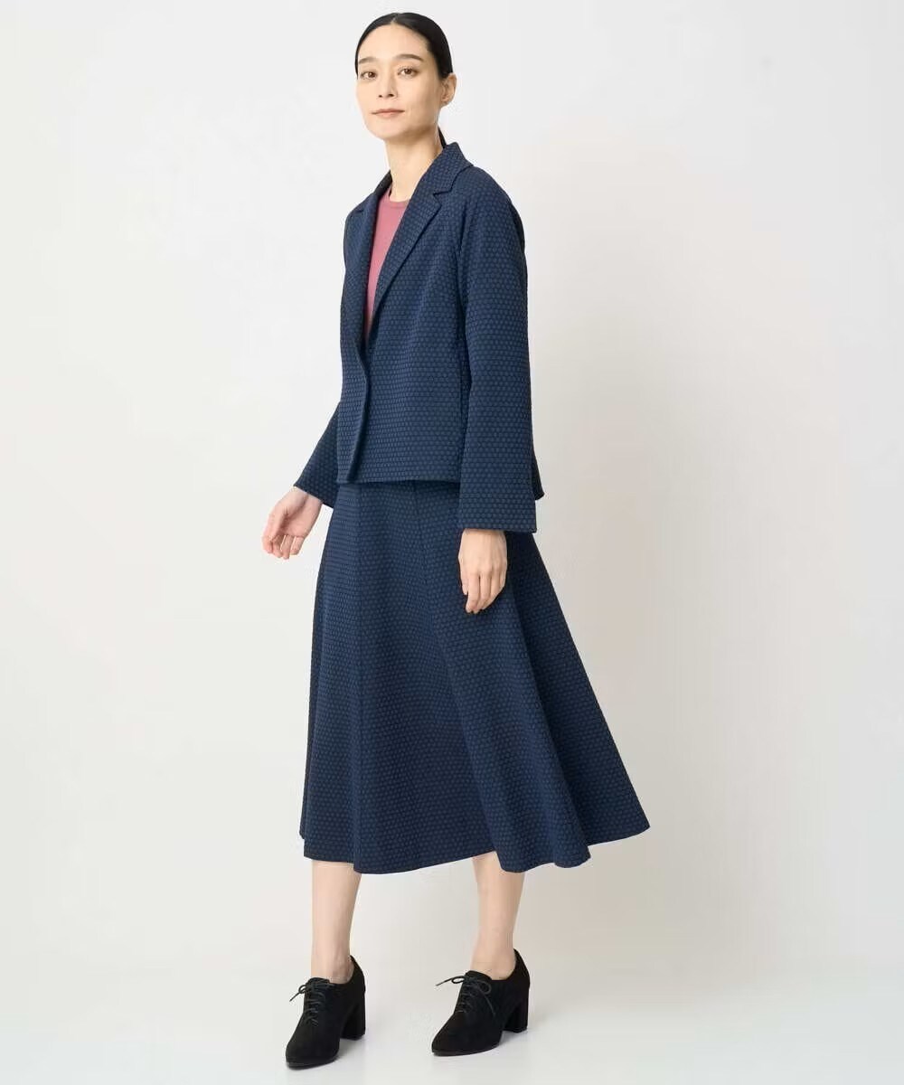 オリジナルジャガードジャケット×スカート