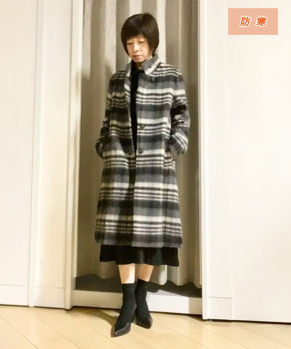 軽やかな着心地ながら冷え防止