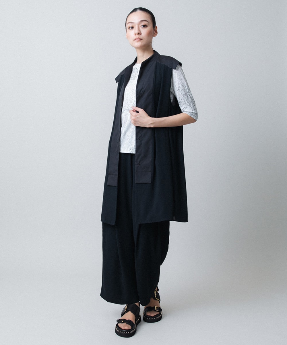 シフォンブラウスベスト /日本製