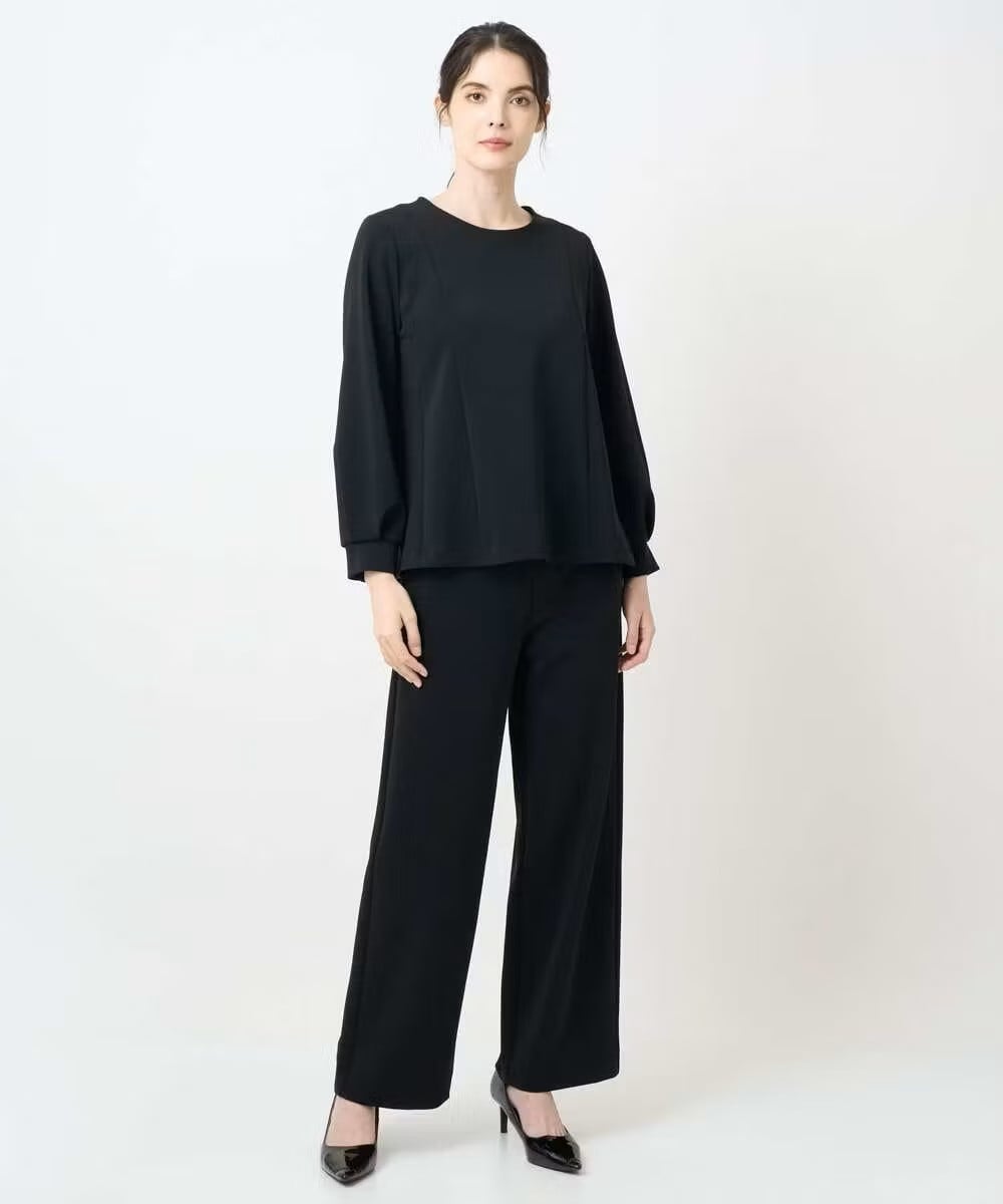 シンプルジャージートップス×パンツ