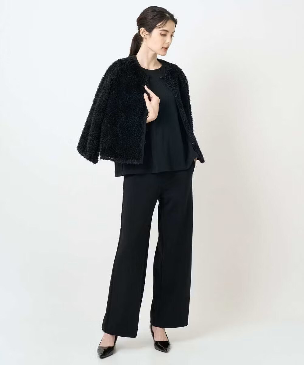 シンプルジャージートップス×パンツ