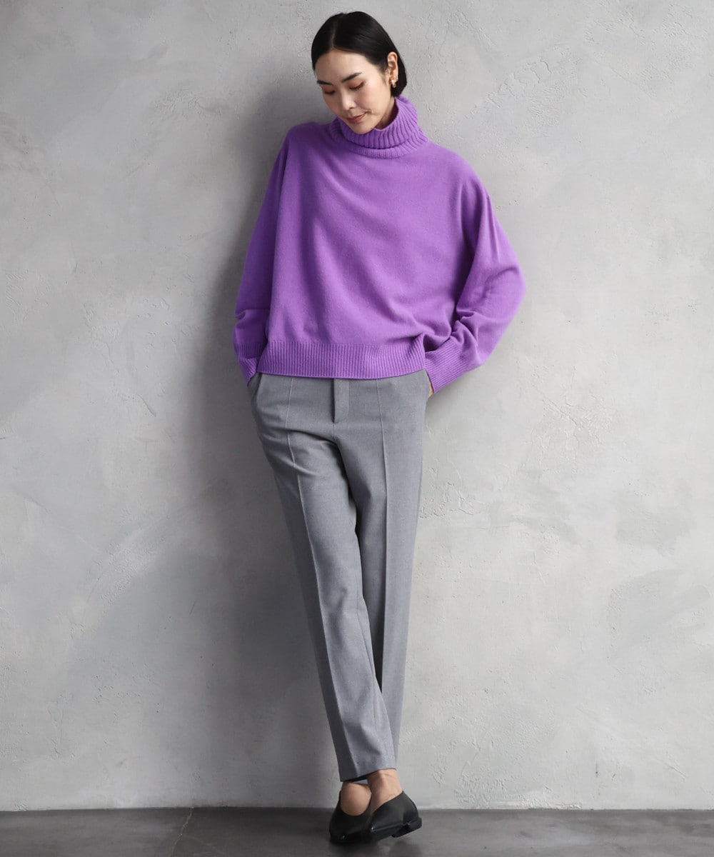 色で楽しむ冬ニット