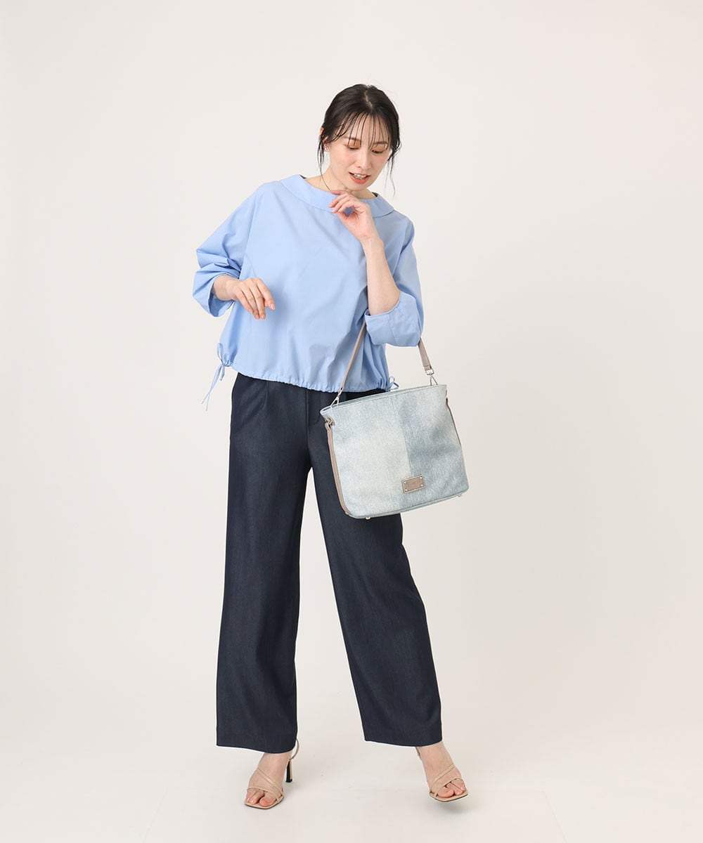 デニムライクバッグで春感をプラス