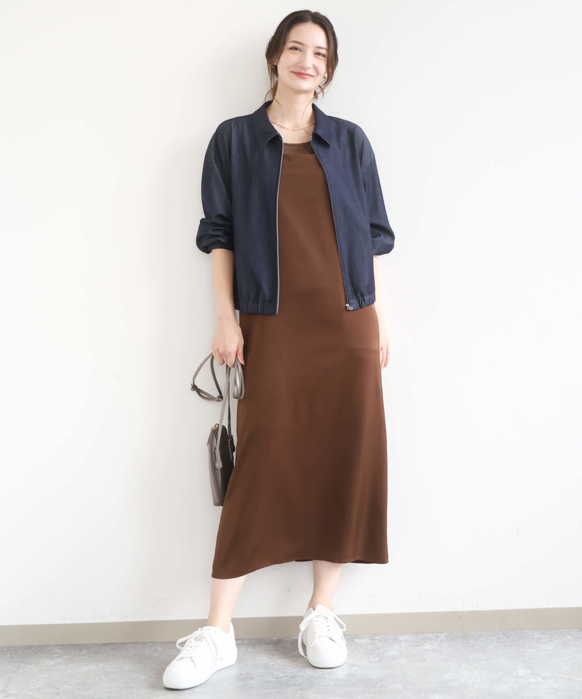 エムケーミッシェルクランのキャミソールワンピース