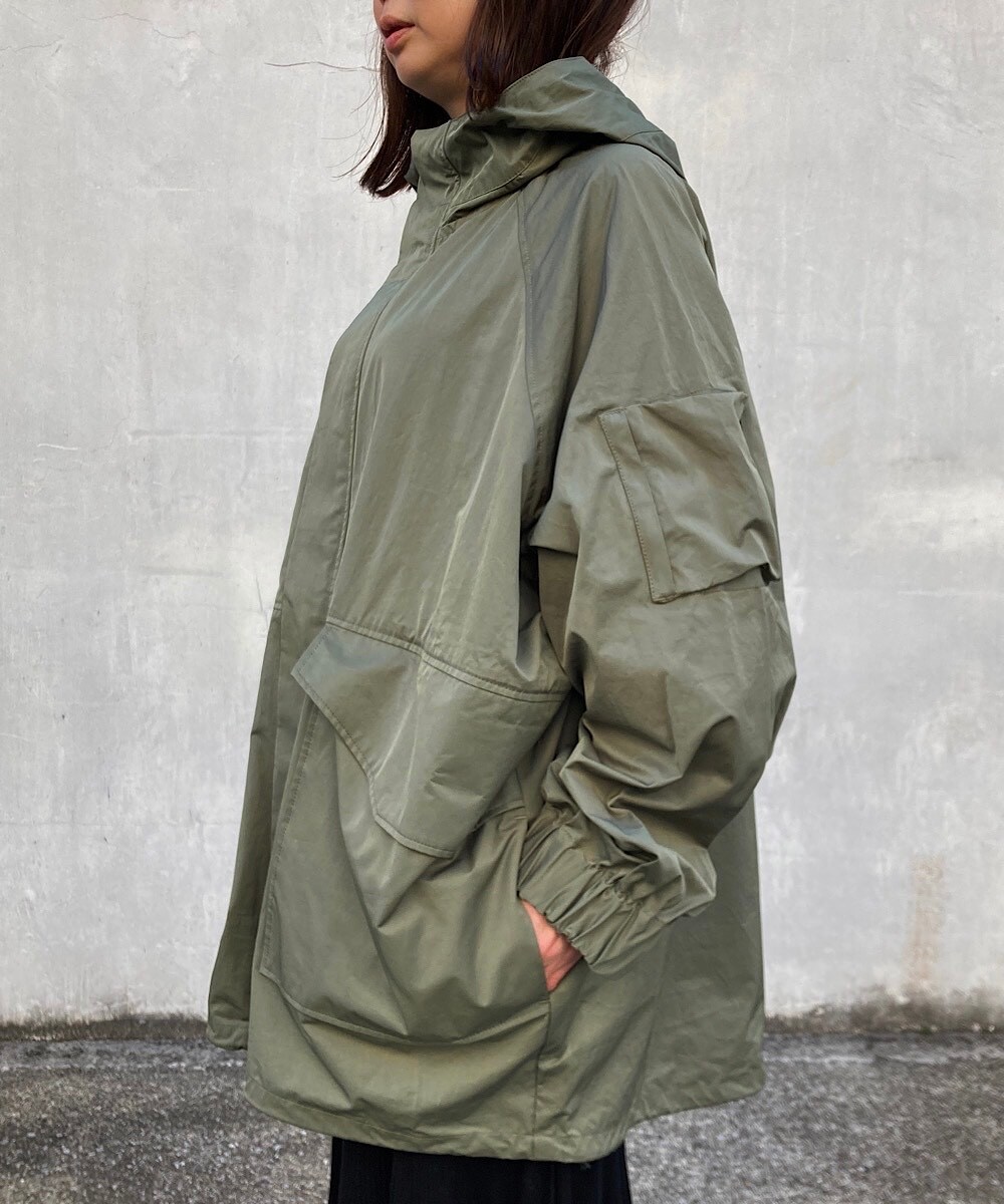 フーデッドブルゾン Khaki