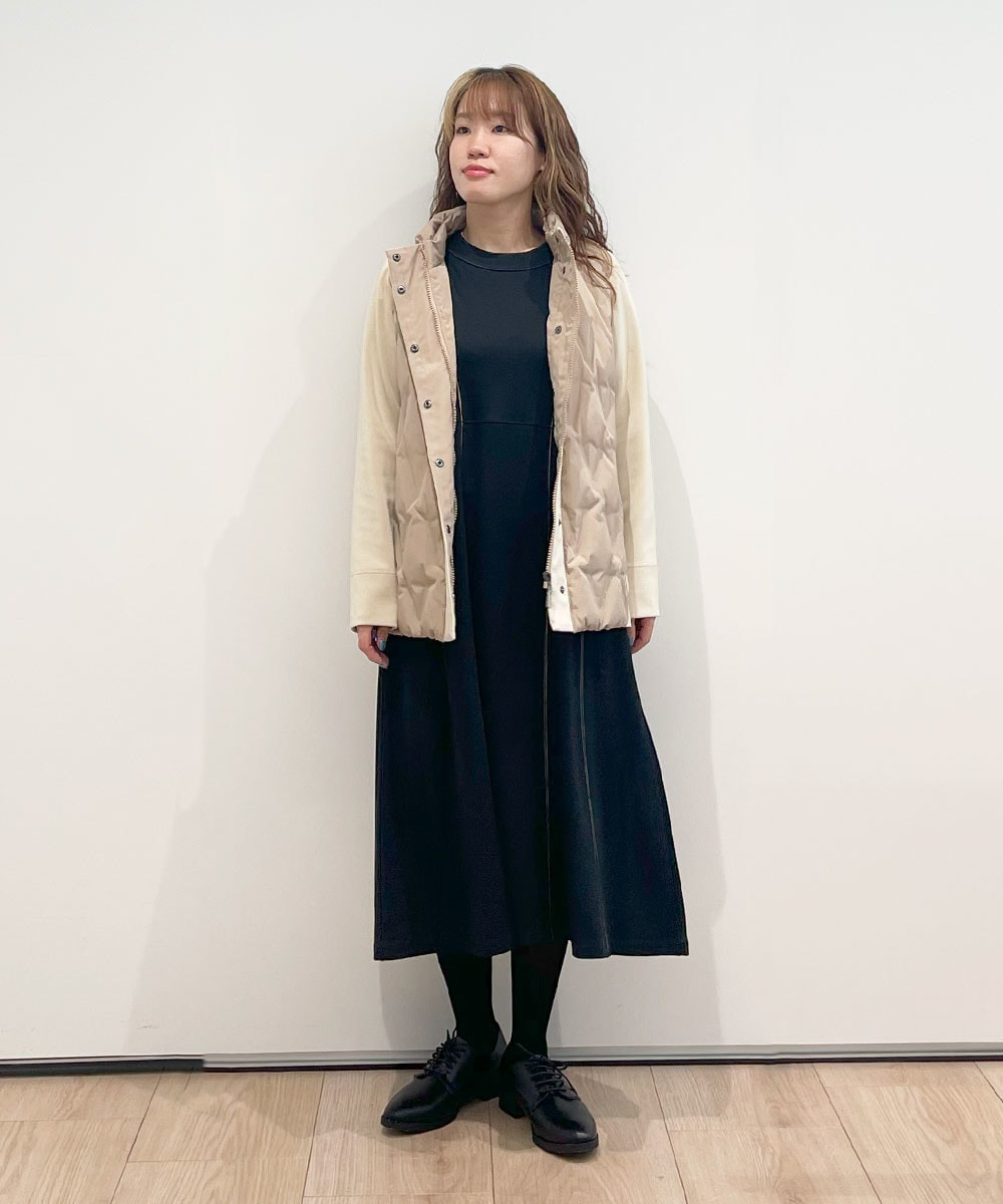 ドレスライクなカットソーワンピース