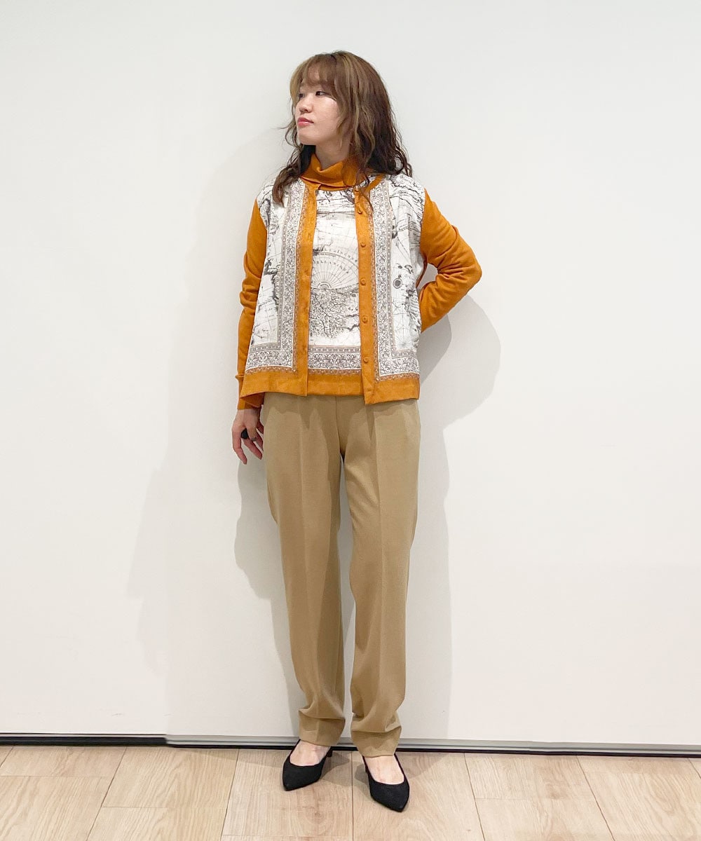 クリスチャン･オジャールの定番美脚穿き込みパンツ