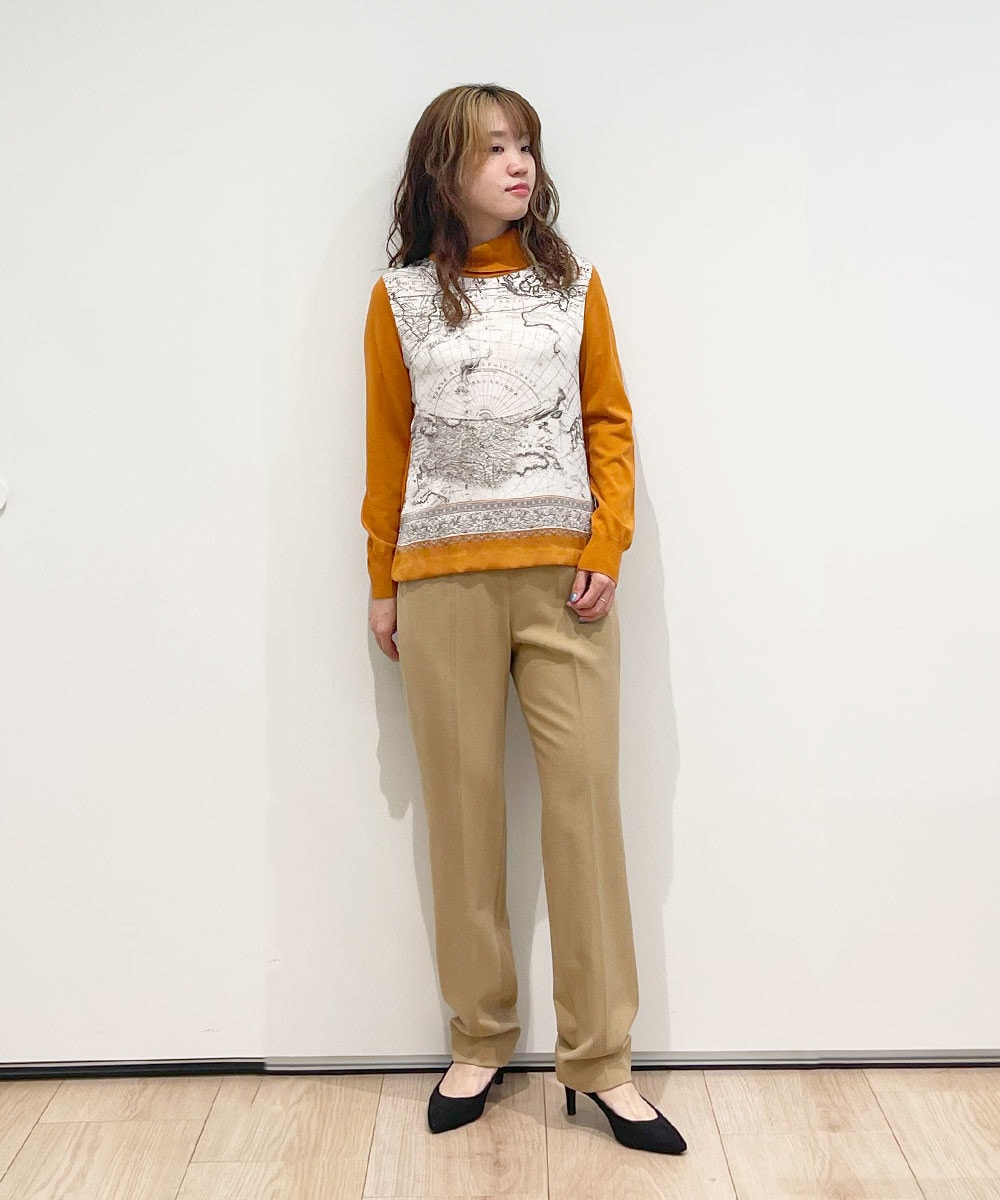 クリスチャン･オジャールの定番美脚穿き込みパンツ