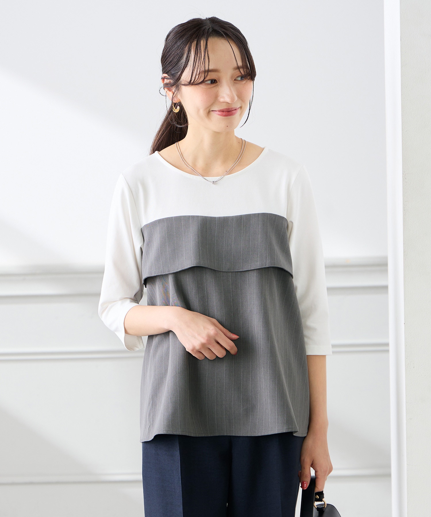 梳毛風カットソーセットアップ