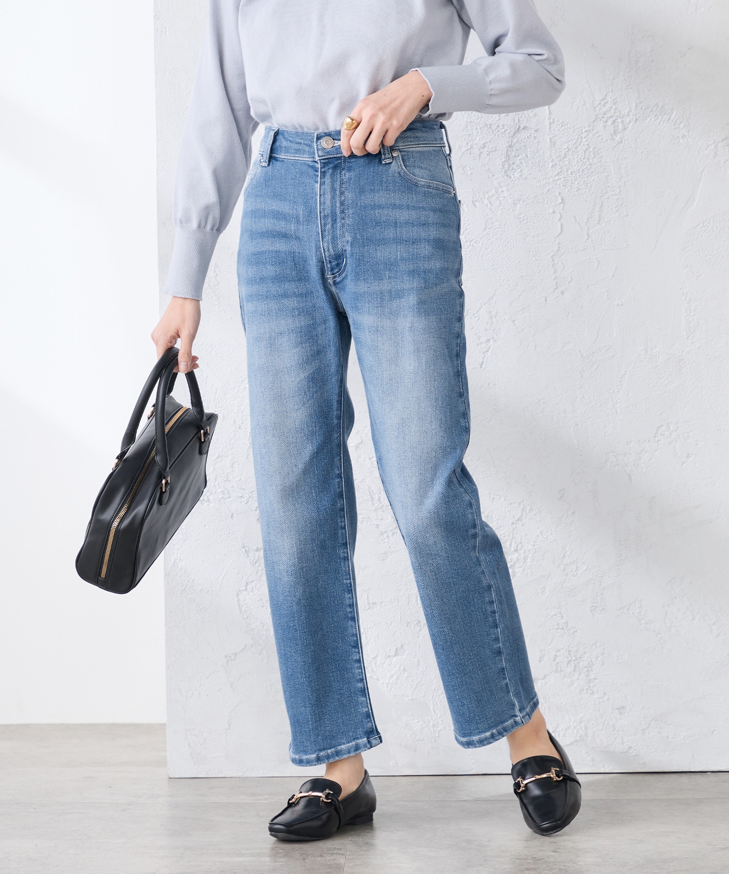 人気No.2！ストレートデニムパンツ