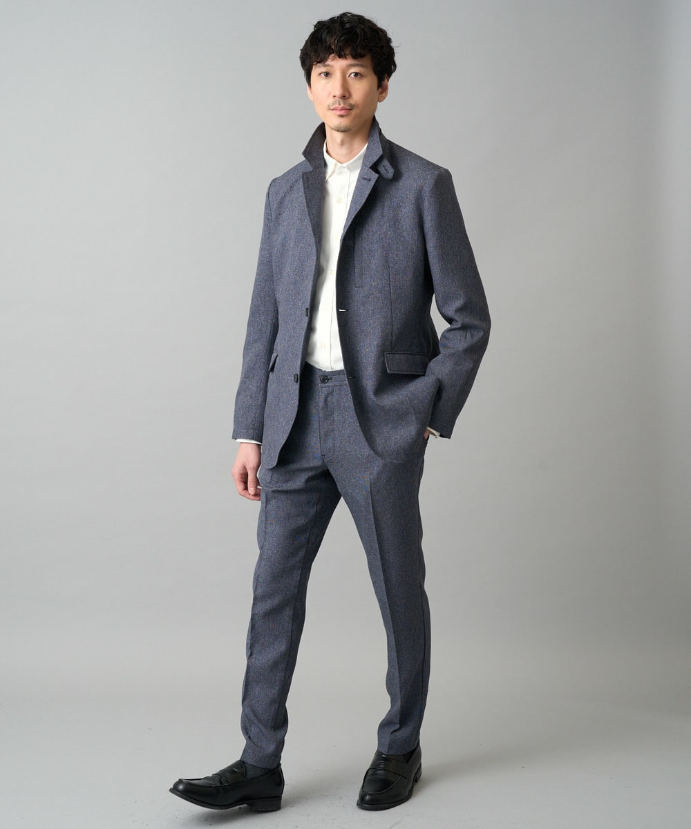 商品名	<秋に人気/万能ジャケット>　ドライタッチメランジコンバーチブルジャケット