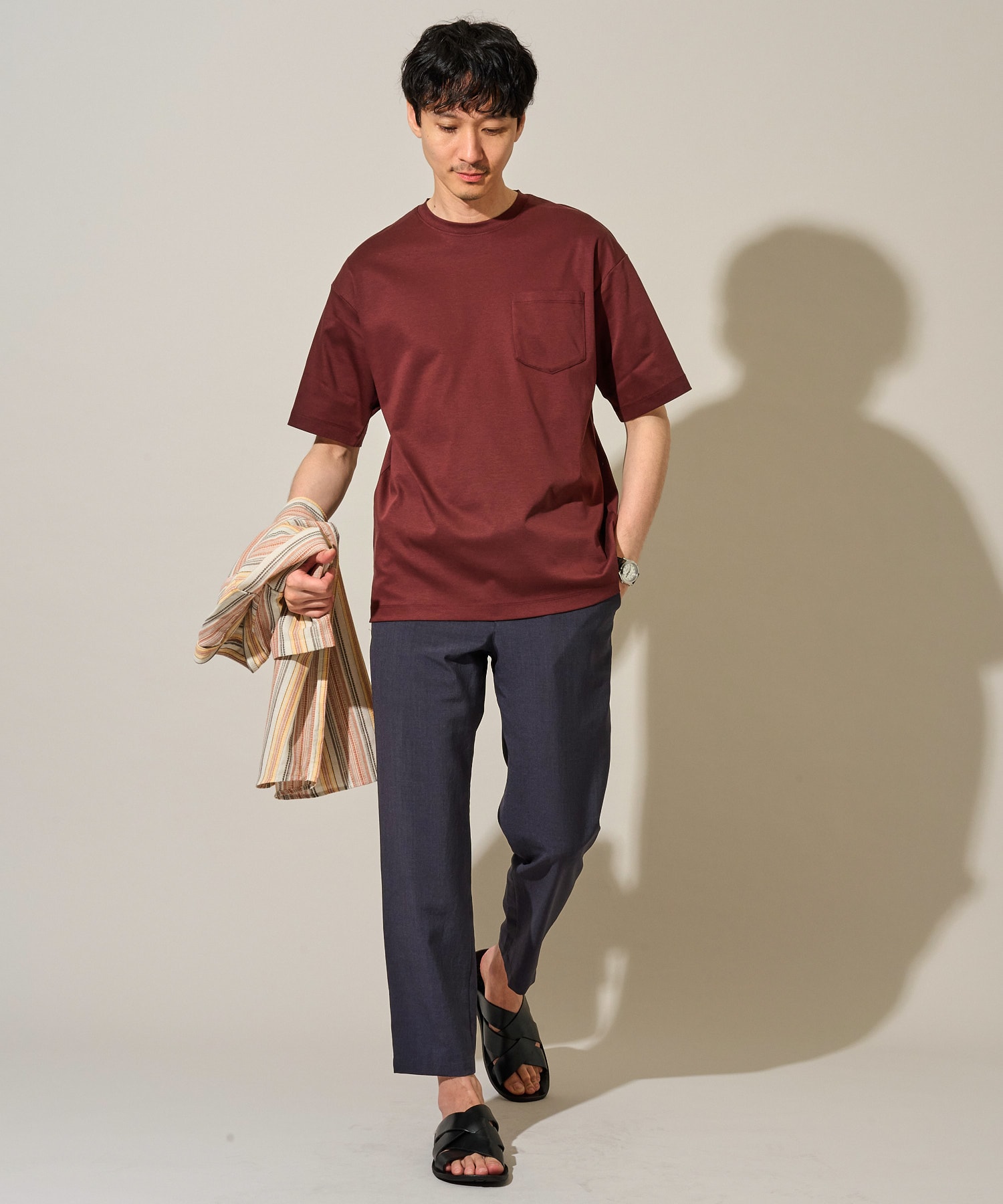 究極の無地Ｔシャツ シルケットスムースワイドシルエットカットソー