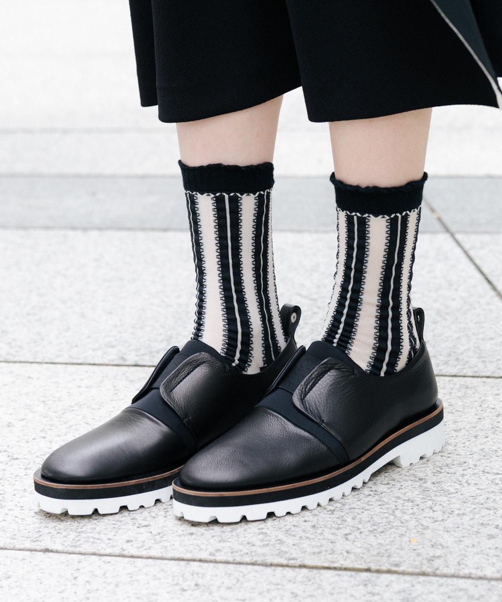 センターゴアレザースリッポン/日本製