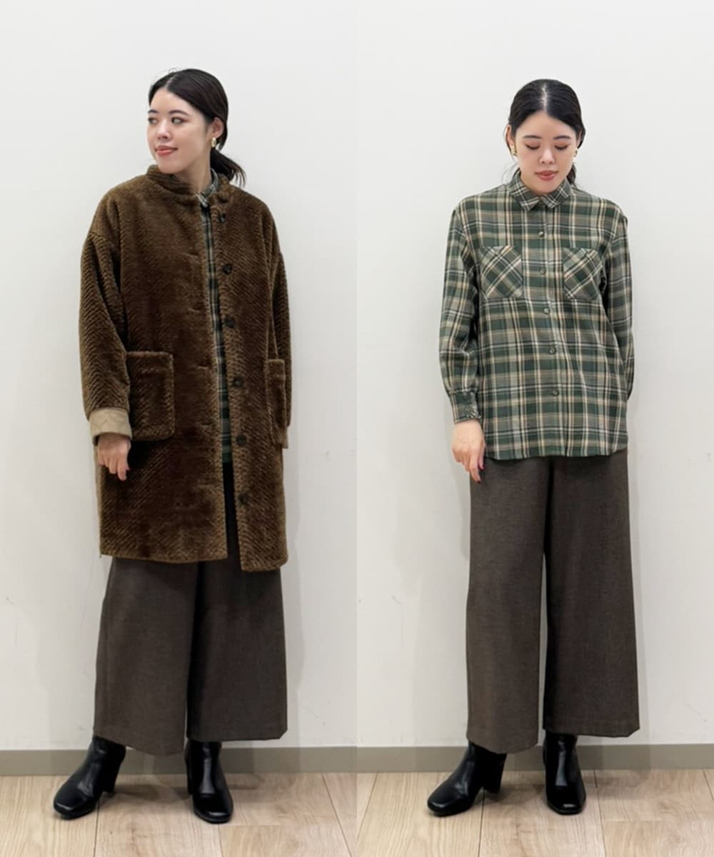 ずっと触りたくなるボアコート