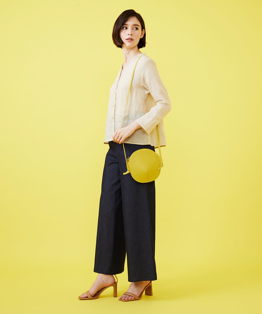 サークルレザーバッグ