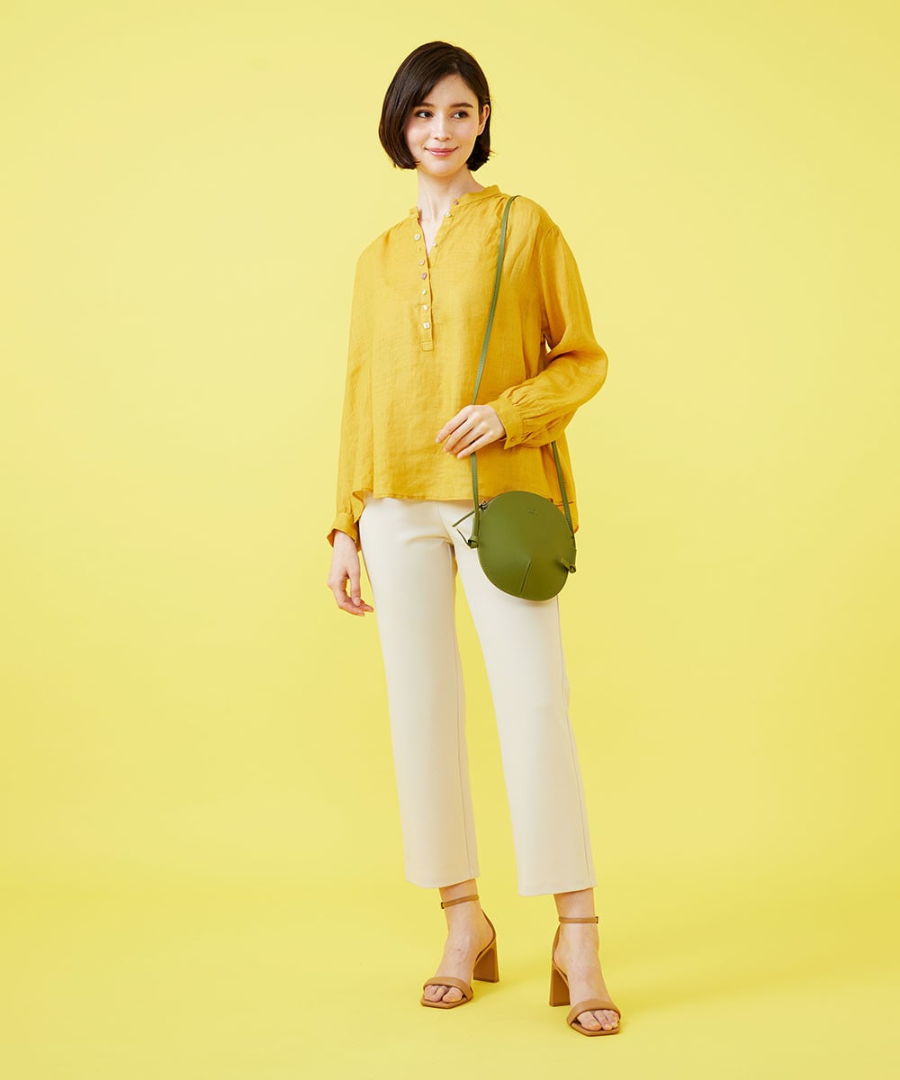 サークルレザーバッグ