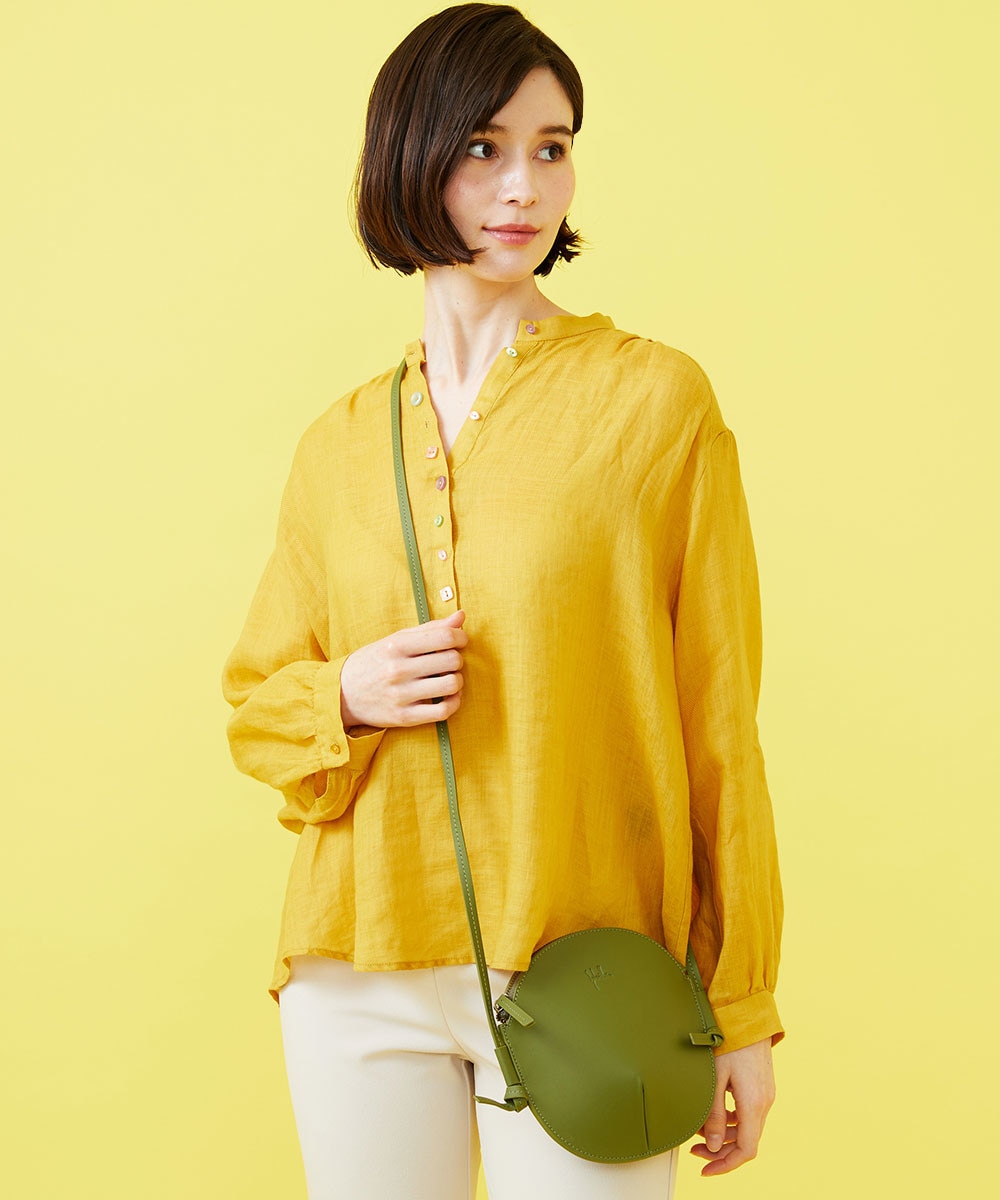 サークルレザーバッグ