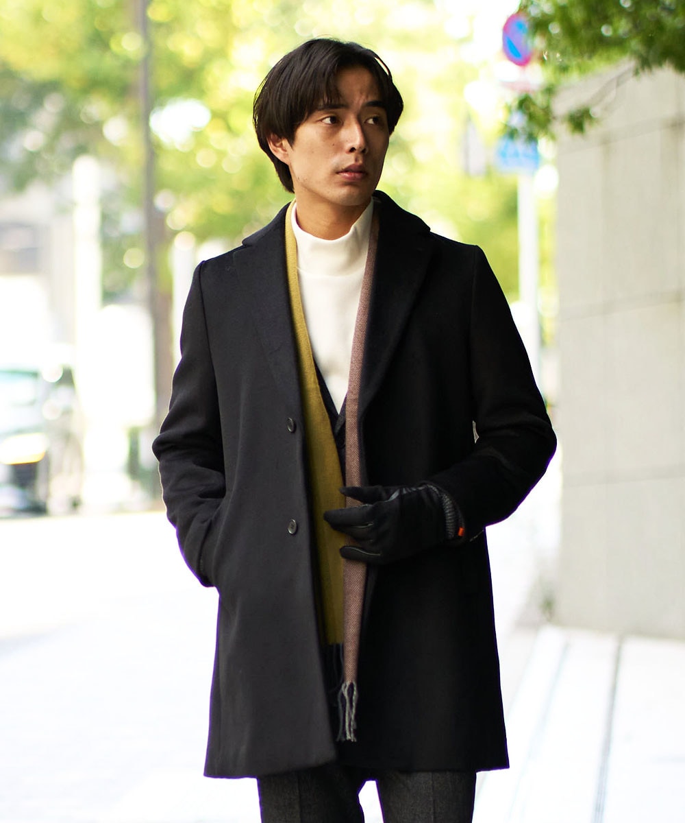 ウールライトビーバーチェスターコート