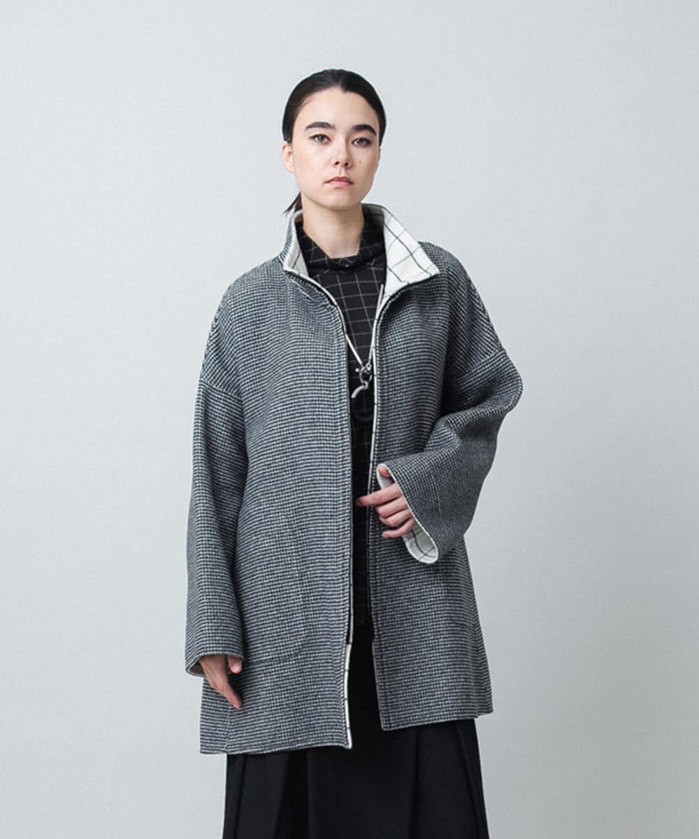 リバーシブルジップコート