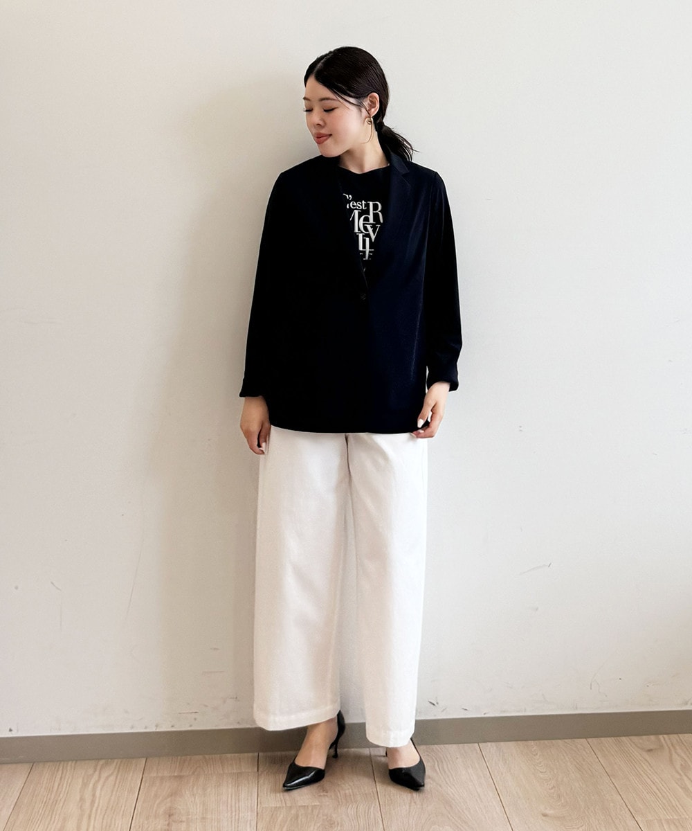 ランチ会でも上品でこなれた印象に			