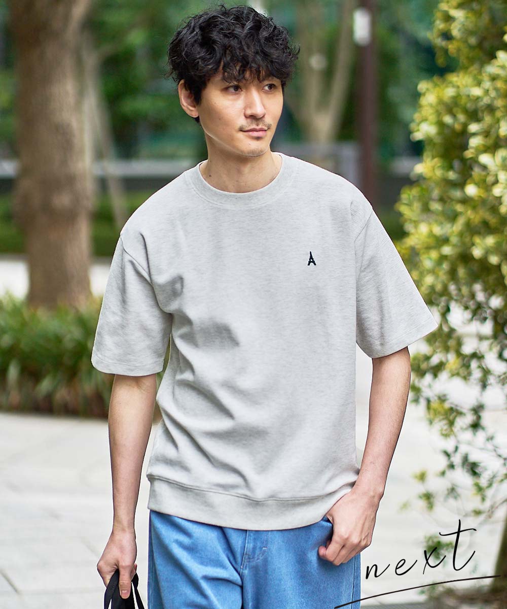 ＼この夏何色のTシャツを着たいですか？／ライトアゼ１ポイントシシュウスウェットＴ