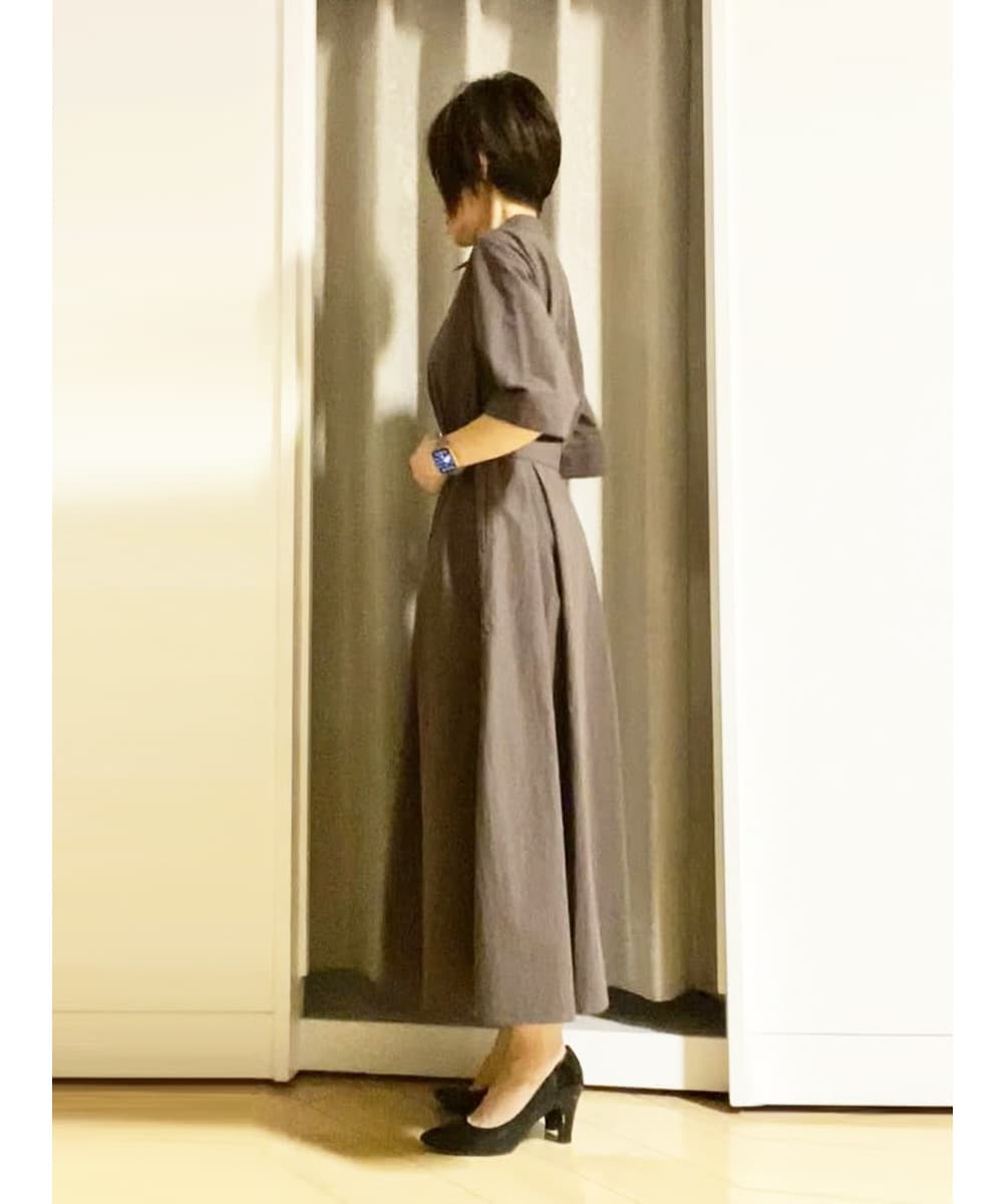 UVカット機能付きが嬉しい！きれいめシャツワンピース