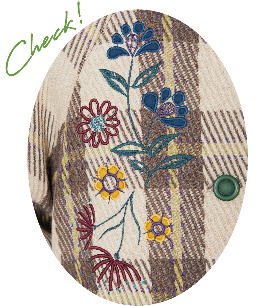 一枚で決まり！刺繍が贅沢な主役コート