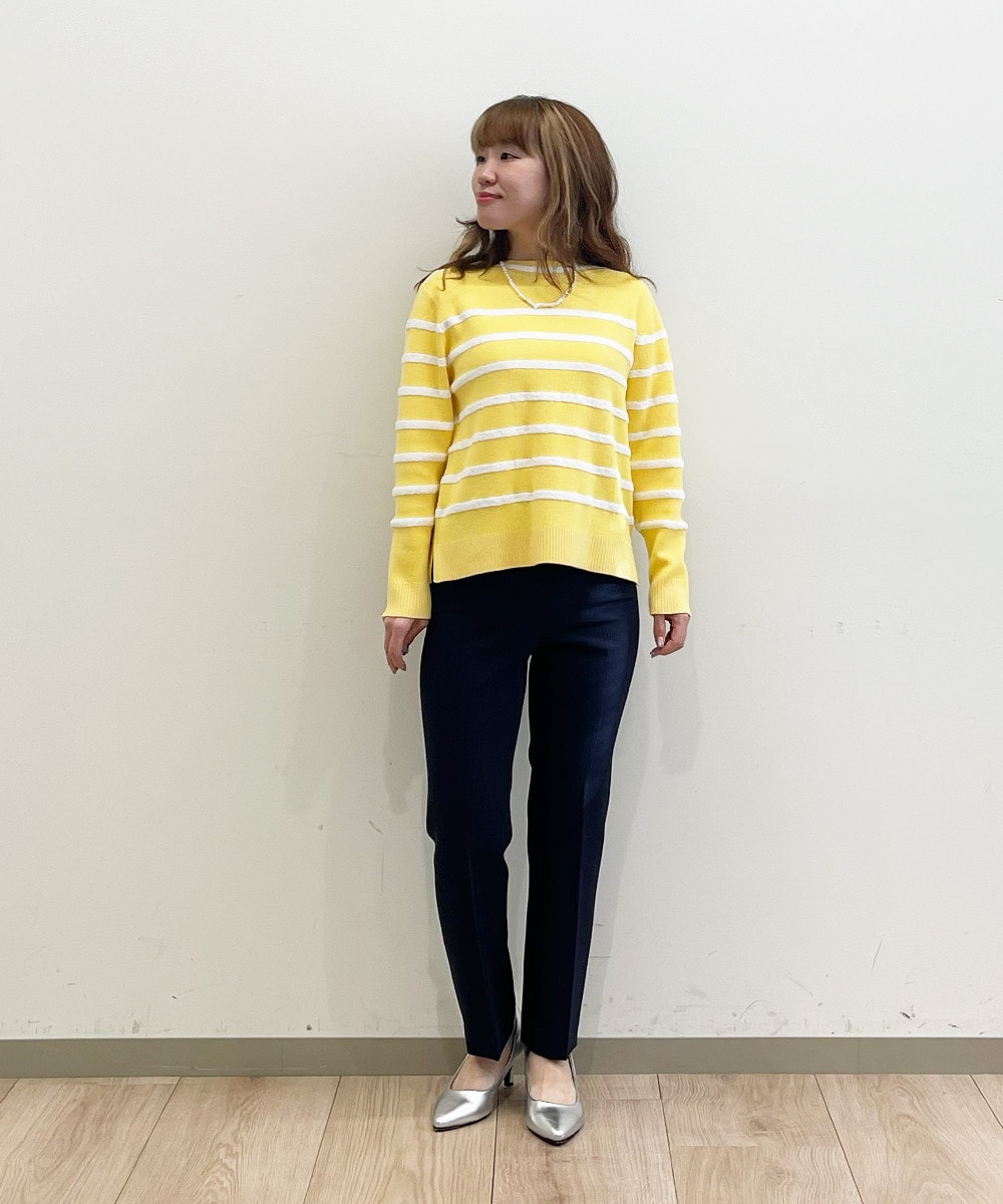 イエローをアクセントにしたハンサムコーデ