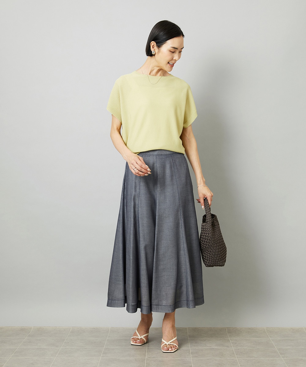 【SKIRT #2】軽やかなデニムライクスカート_3