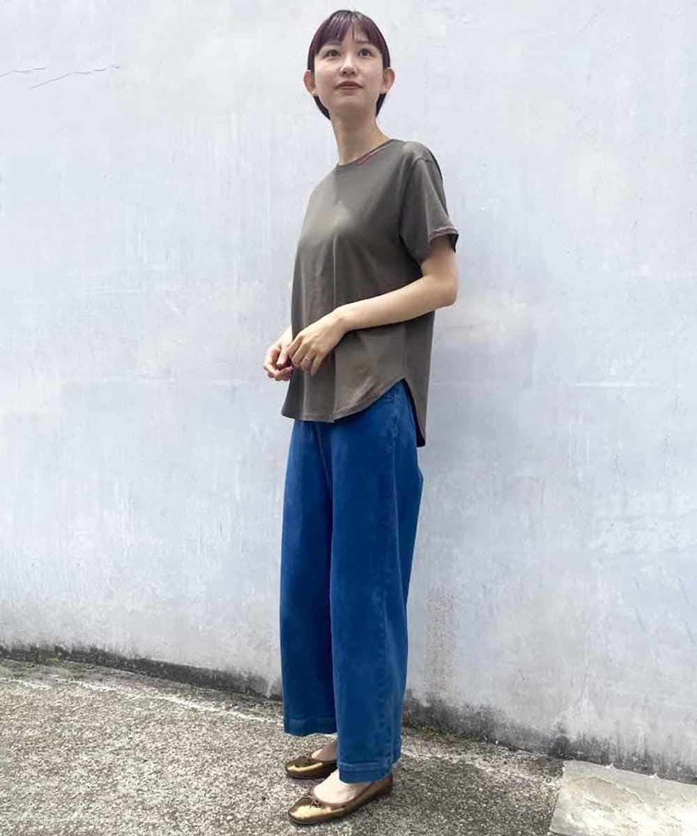 ダーニング風ハンドステッチ パーツリメイクTシャツ