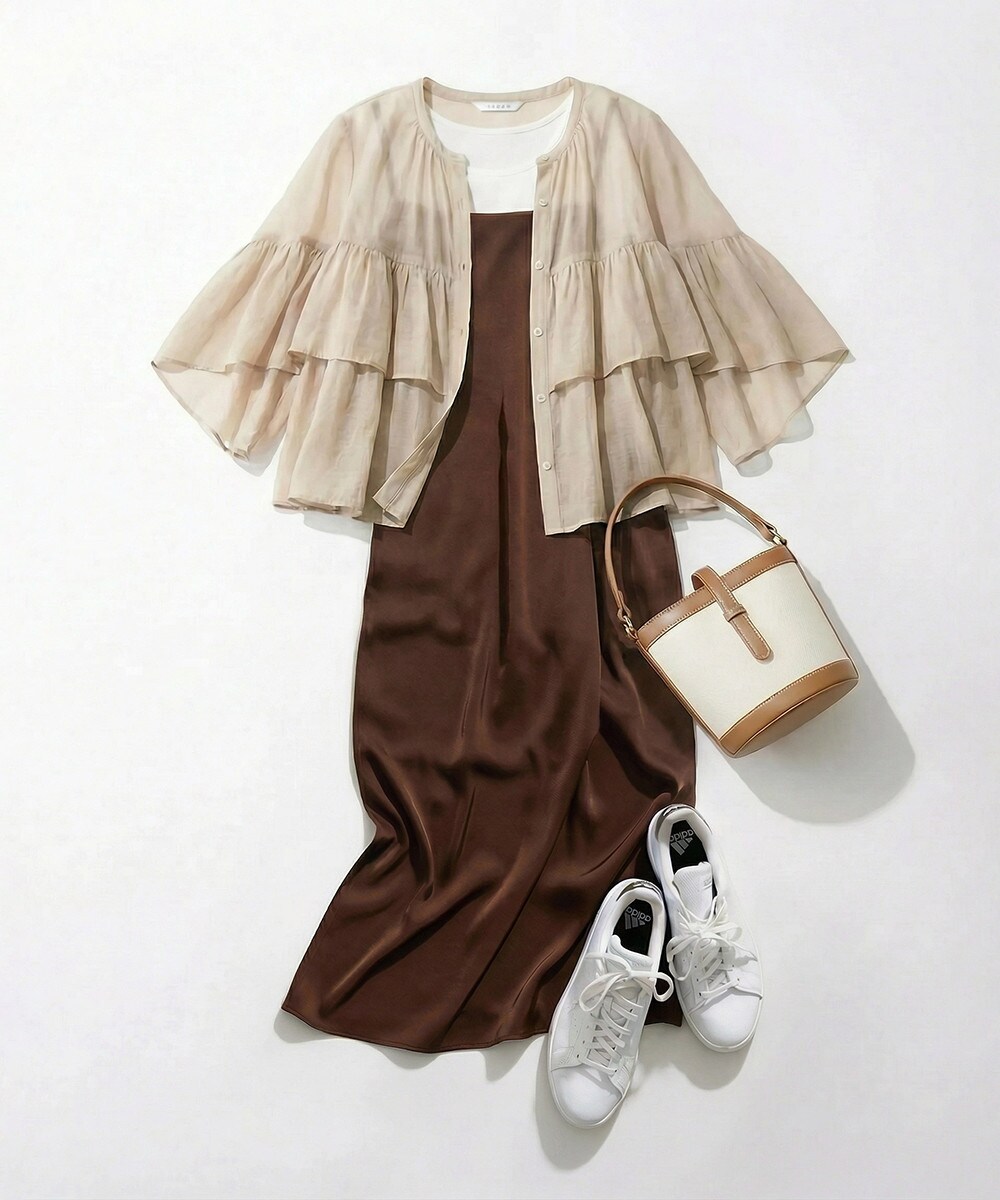 エムケーミッシェルクランのキャミソールワンピース