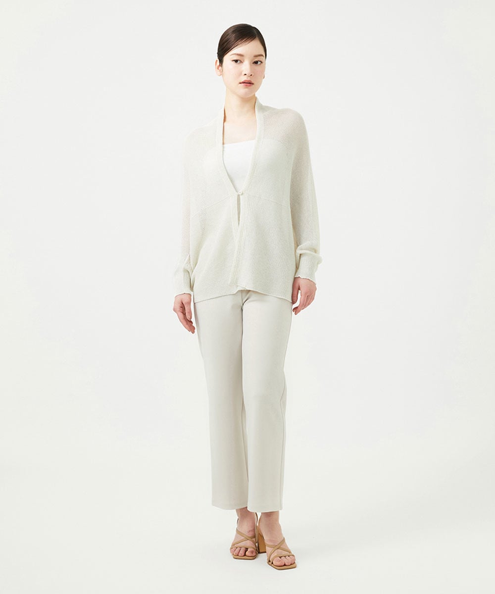 ペーパーヤーンカーディガン