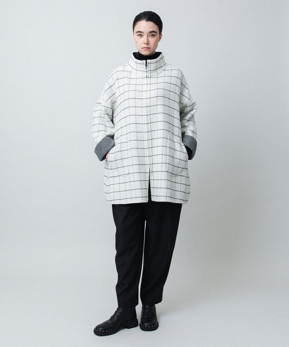 リバーシブルジップコート