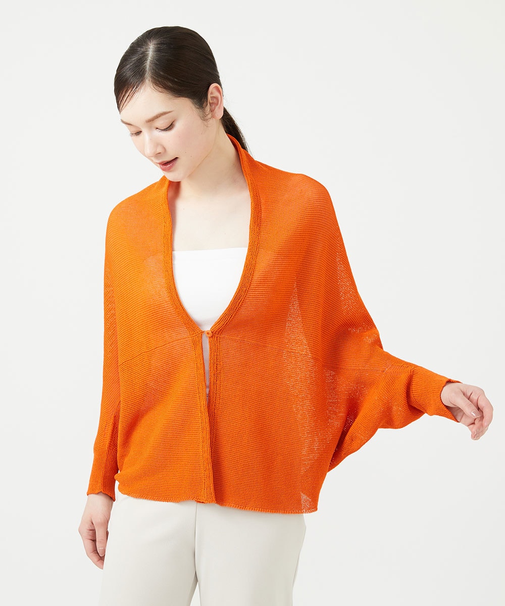 ペーパーヤーンカーディガン