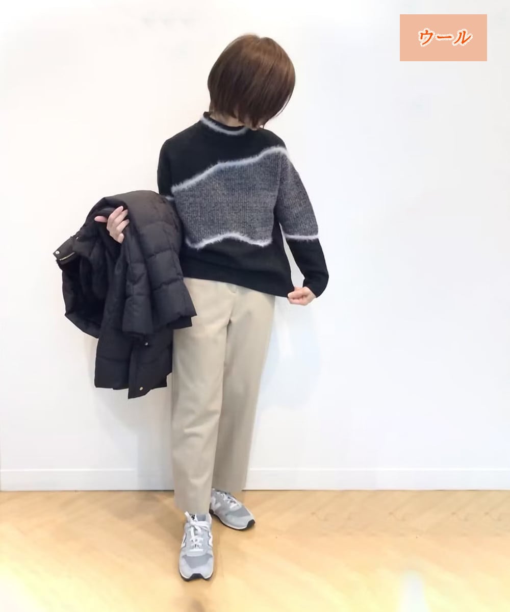 温かいウールニットを主役に