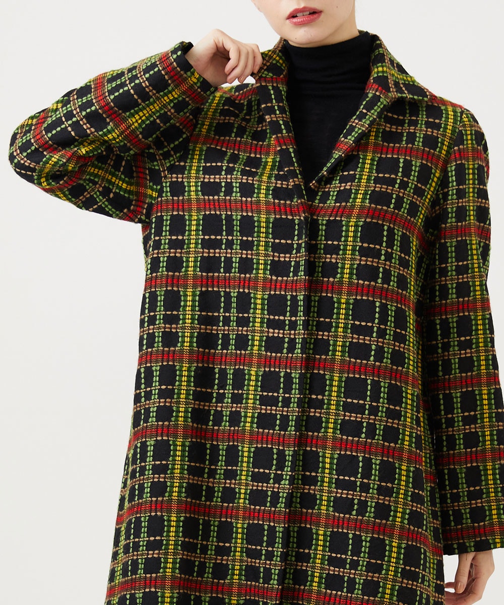 Checkered coat