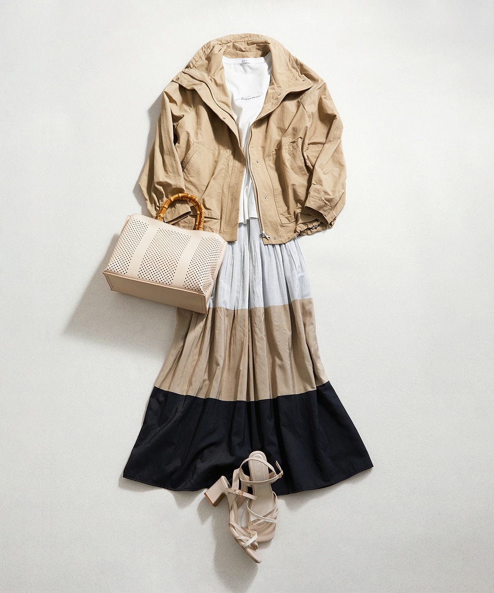 アーヴェヴェのリバーシブルスカート