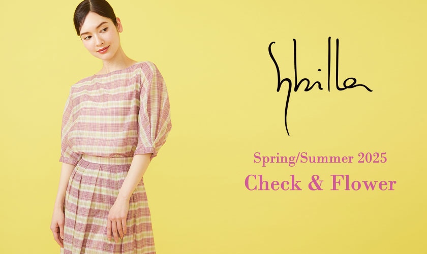 Sybilla Spring/Summer 2025 - Check & Flower -